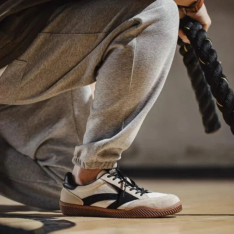 Classic White Retro Sports Sneakers