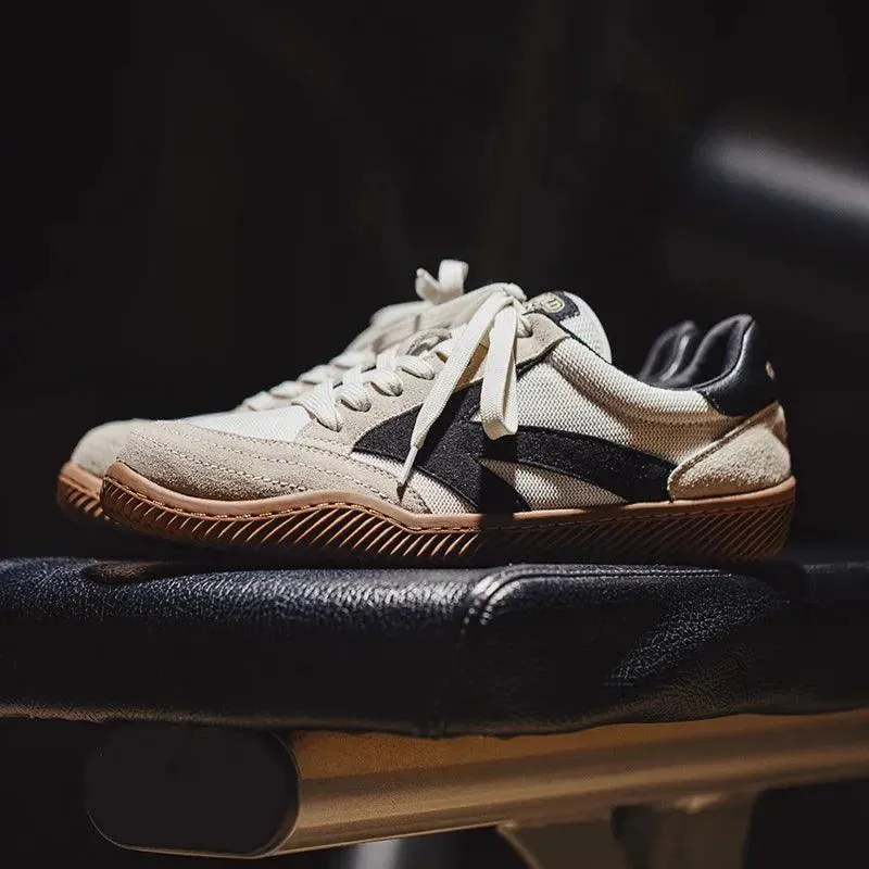 Classic White Retro Sports Sneakers