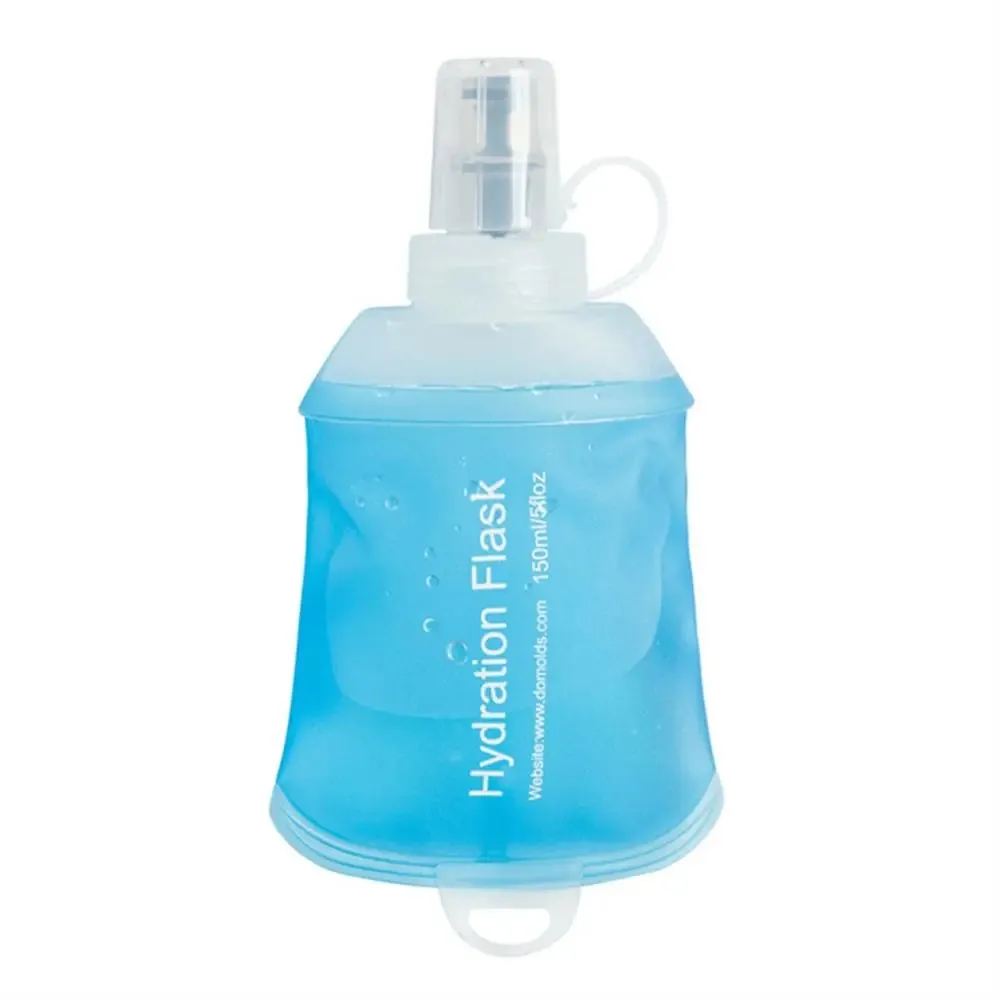 Compact Blue TPU Soft Flask for Active Hydration