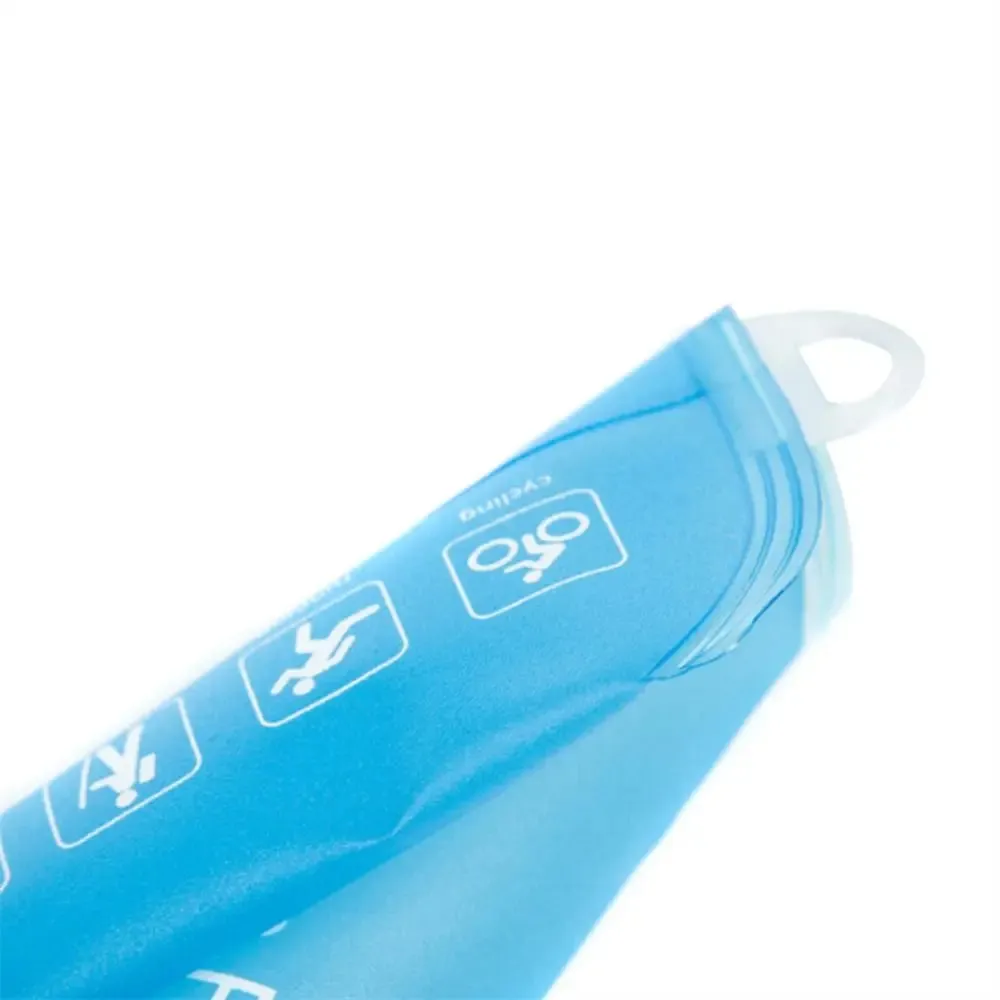 Compact Blue TPU Soft Flask for Active Hydration