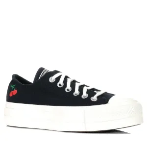 Converse Chuck Taylor Lift Cherry On Low Black