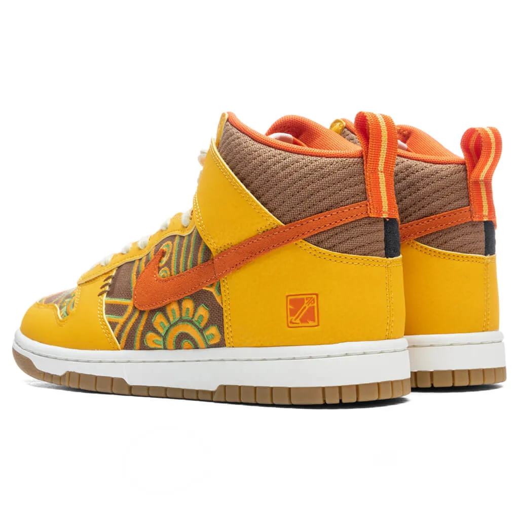 Dunk High ‘Somos Familia’ - Off Noir/Starfish/Dark Driftwood