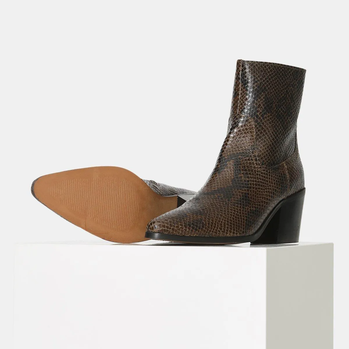 Georgia Snake Boot (Green)