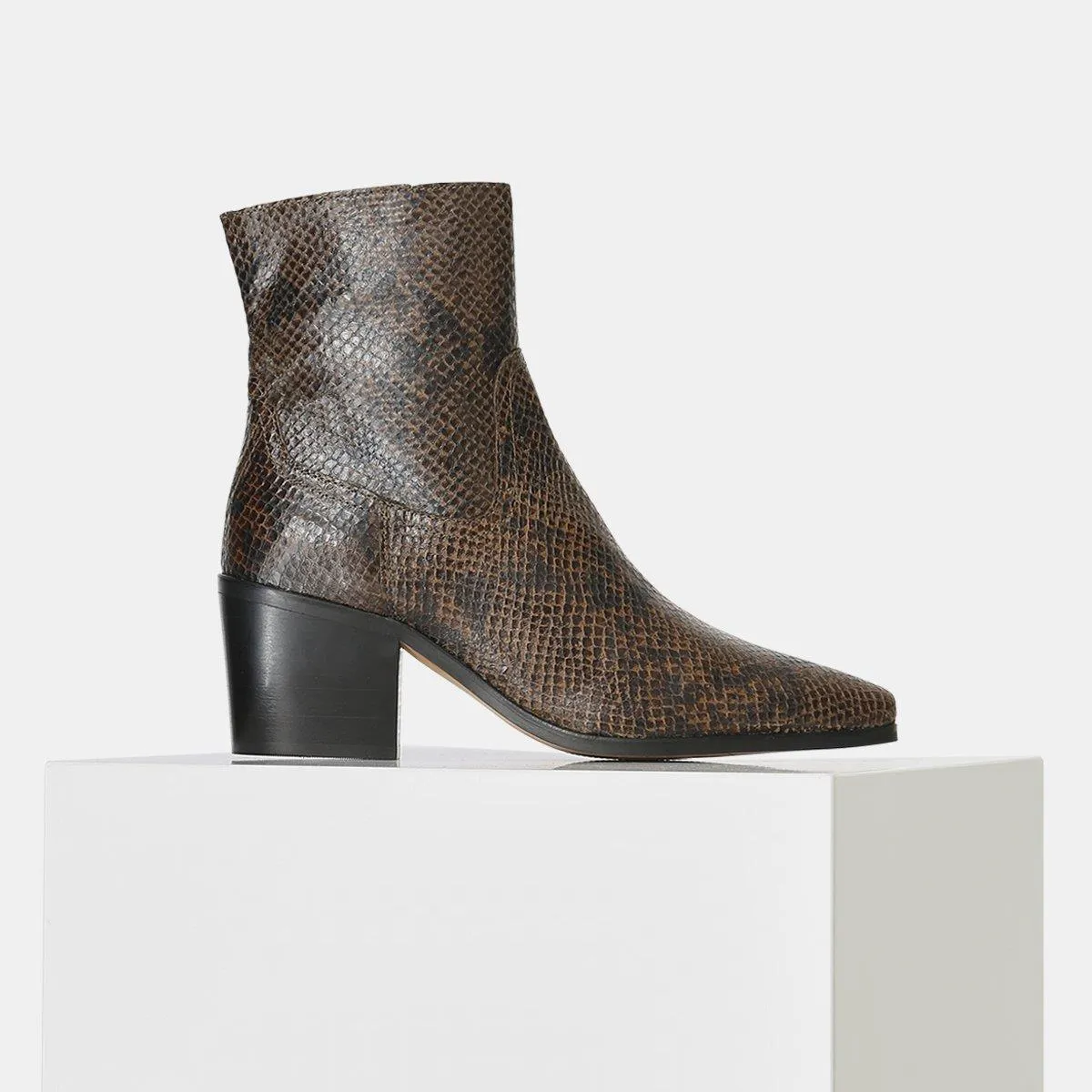 Georgia Snake Boot (Green)