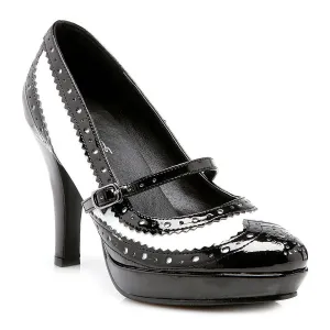 High Heel Oxford Toe Pump