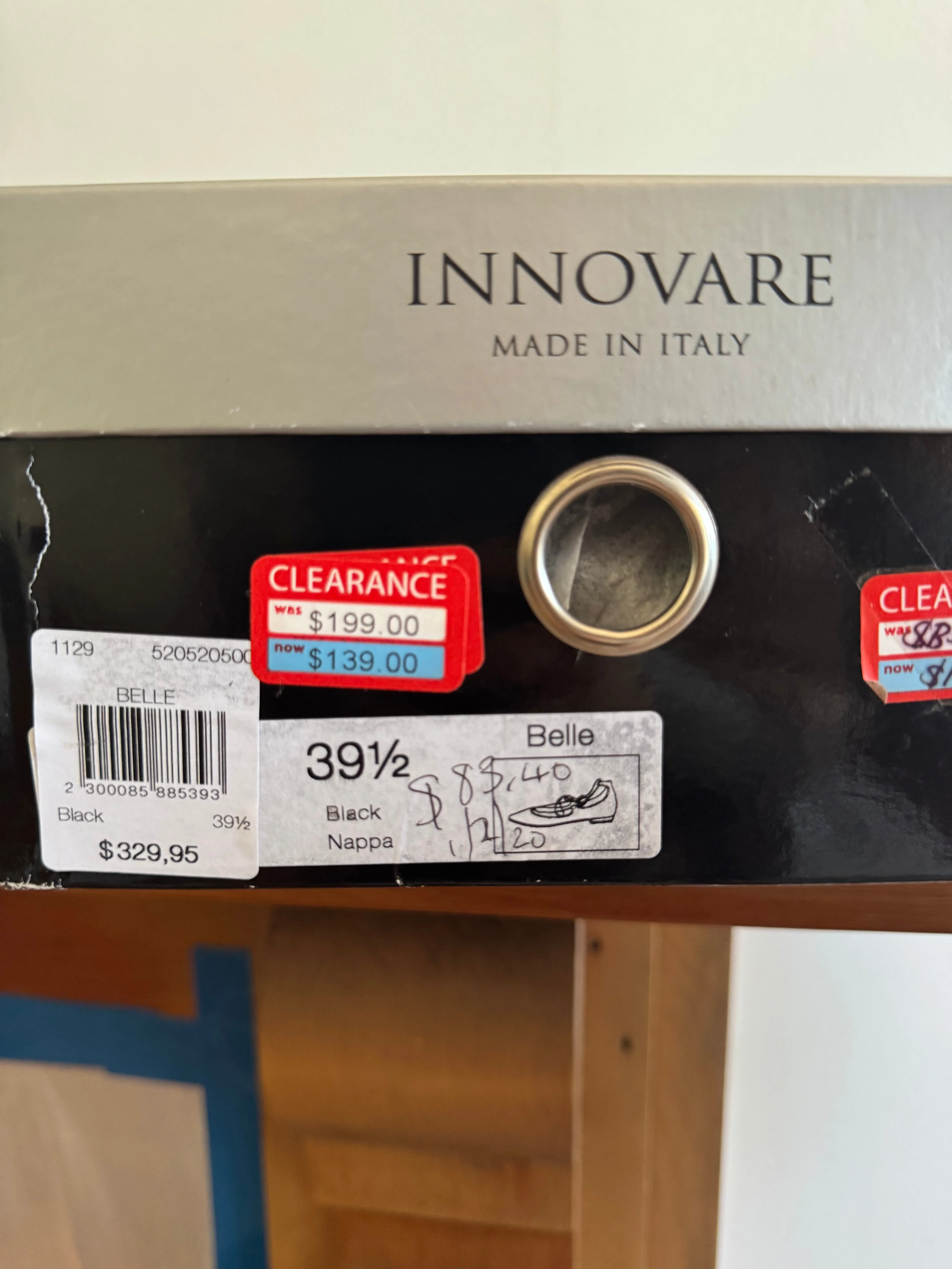 Innovare Tie up Pointy Toe Flats - Size 40