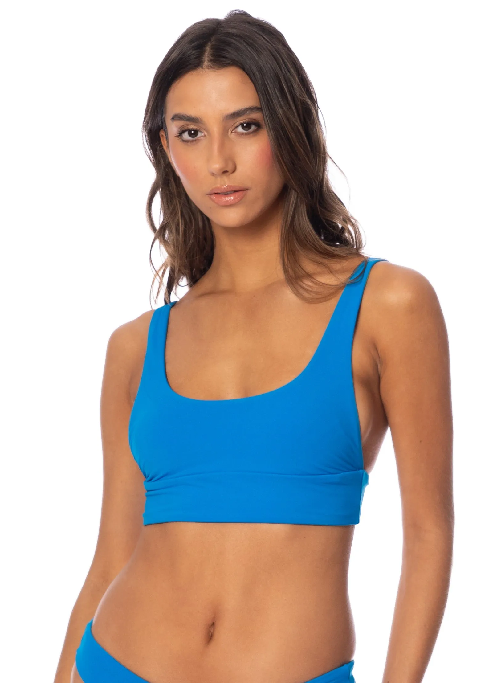 Maaji Ocean Blue Donna Sporty Bralette Bikini Top