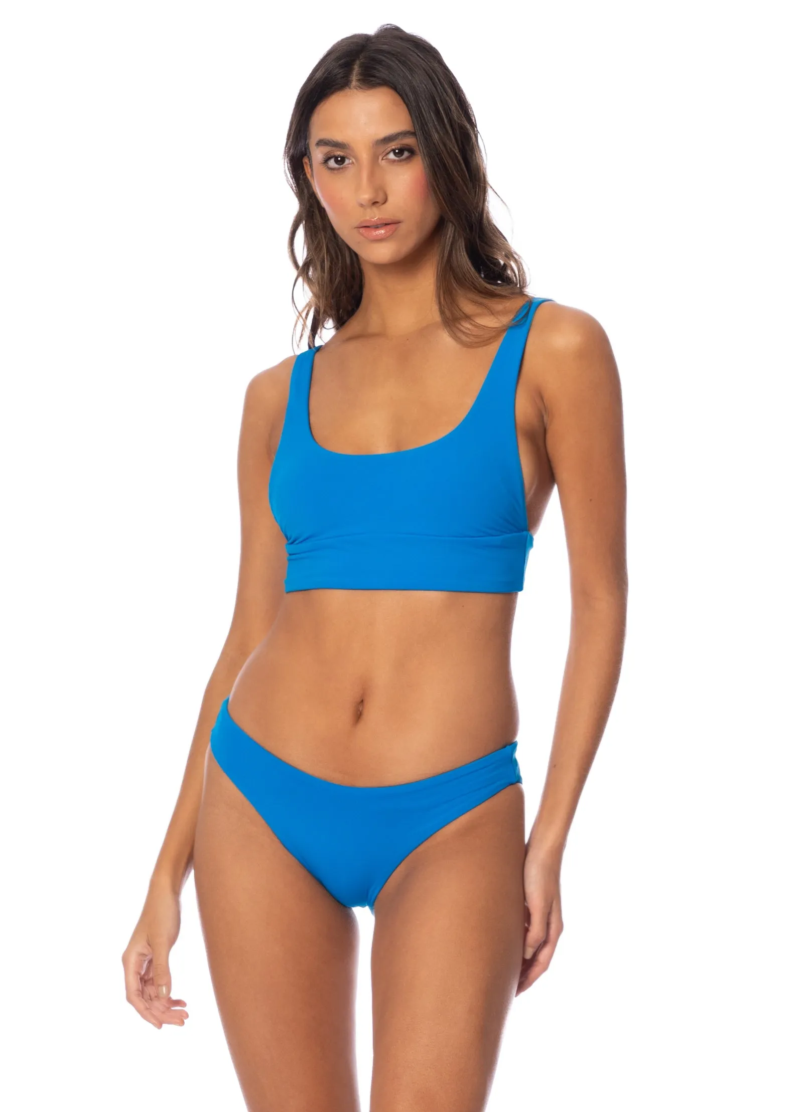 Maaji Ocean Blue Donna Sporty Bralette Bikini Top