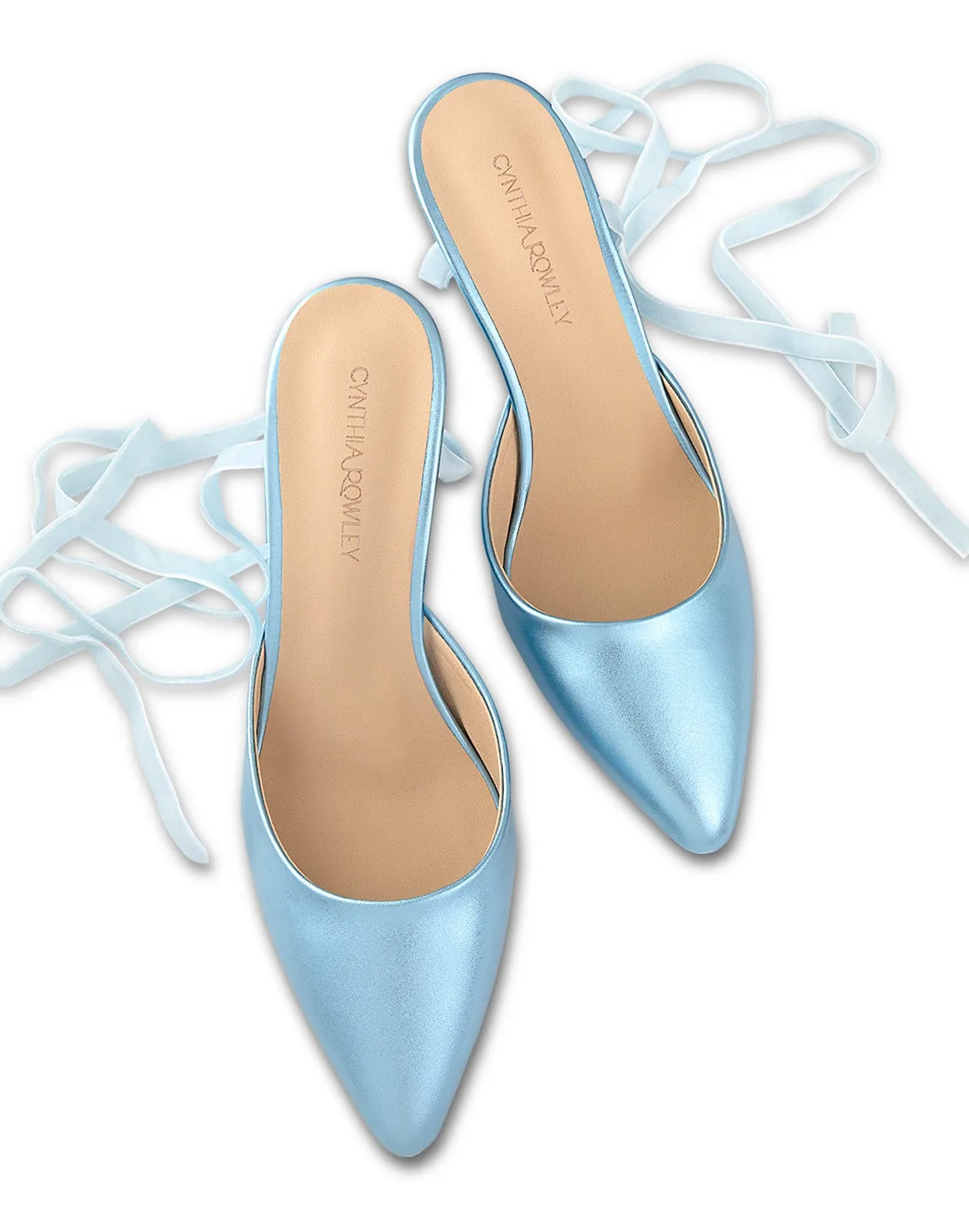Metallic Ribbon Wedge