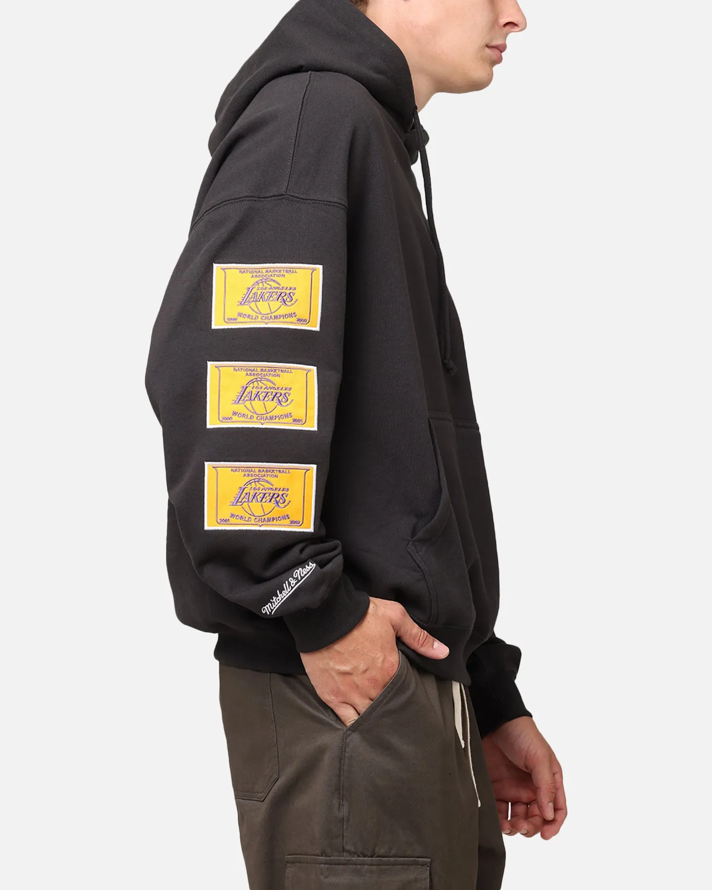 Mitchell & Ness Los Angeles Lakers Pinnacle Hoodie Faded Black
