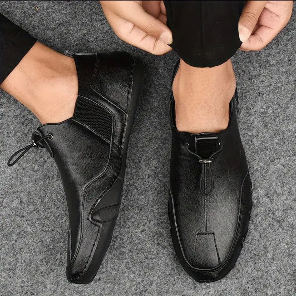 Orion Lumos Leather Casual Mens Sneakers