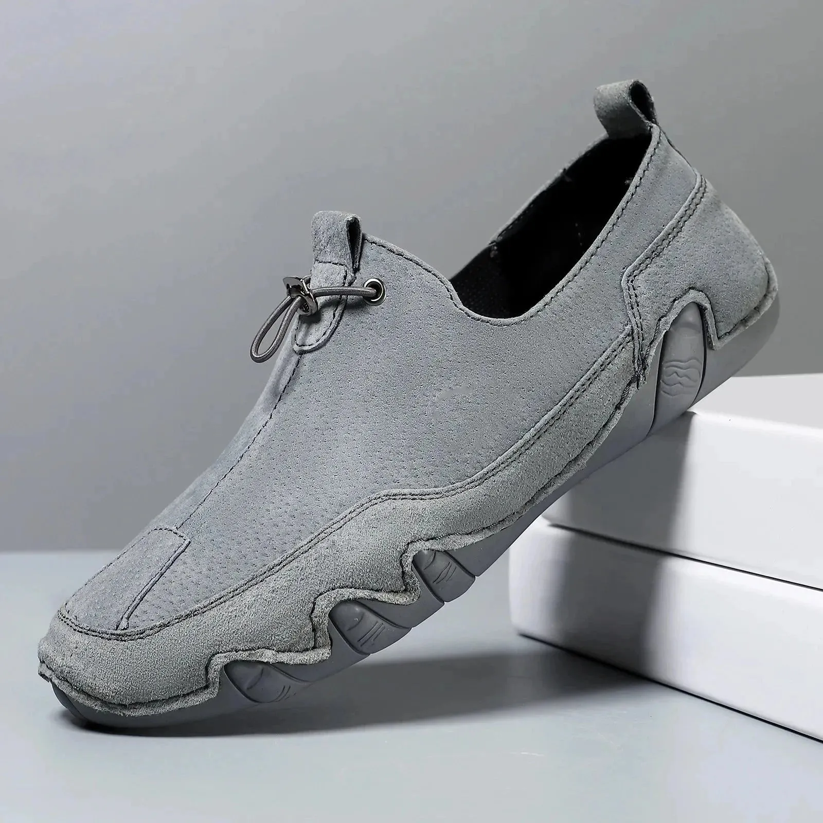 Orion Lumos Leather Casual Mens Sneakers