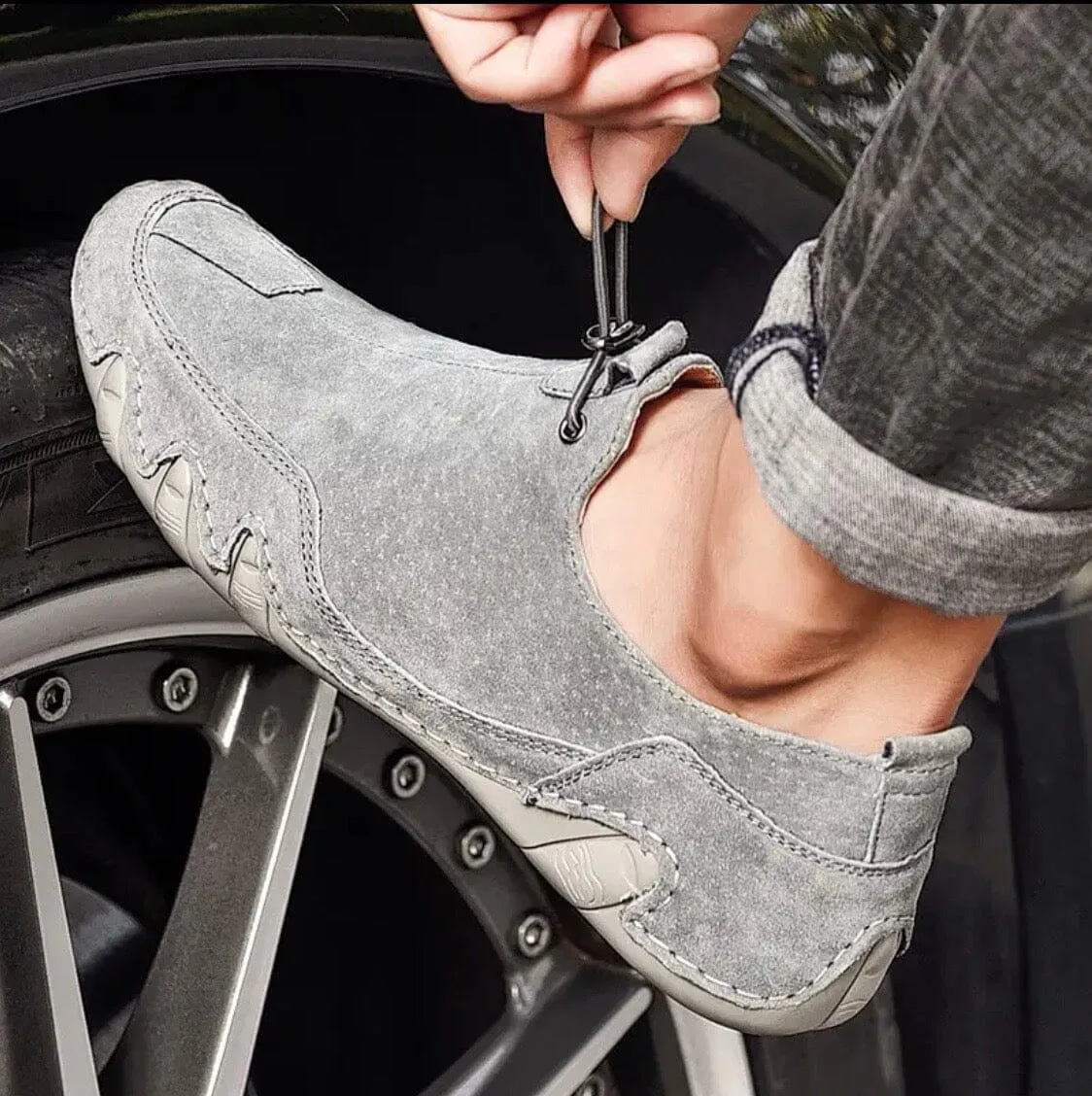 Orion Lumos Leather Casual Mens Sneakers