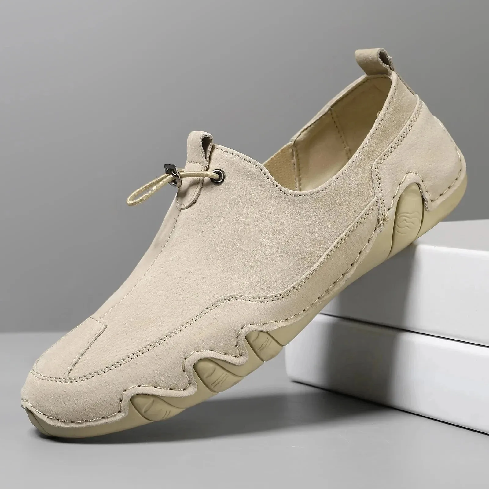 Orion Lumos Leather Casual Mens Sneakers