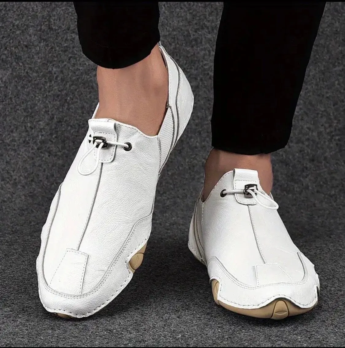 Orion Lumos Leather Casual Mens Sneakers