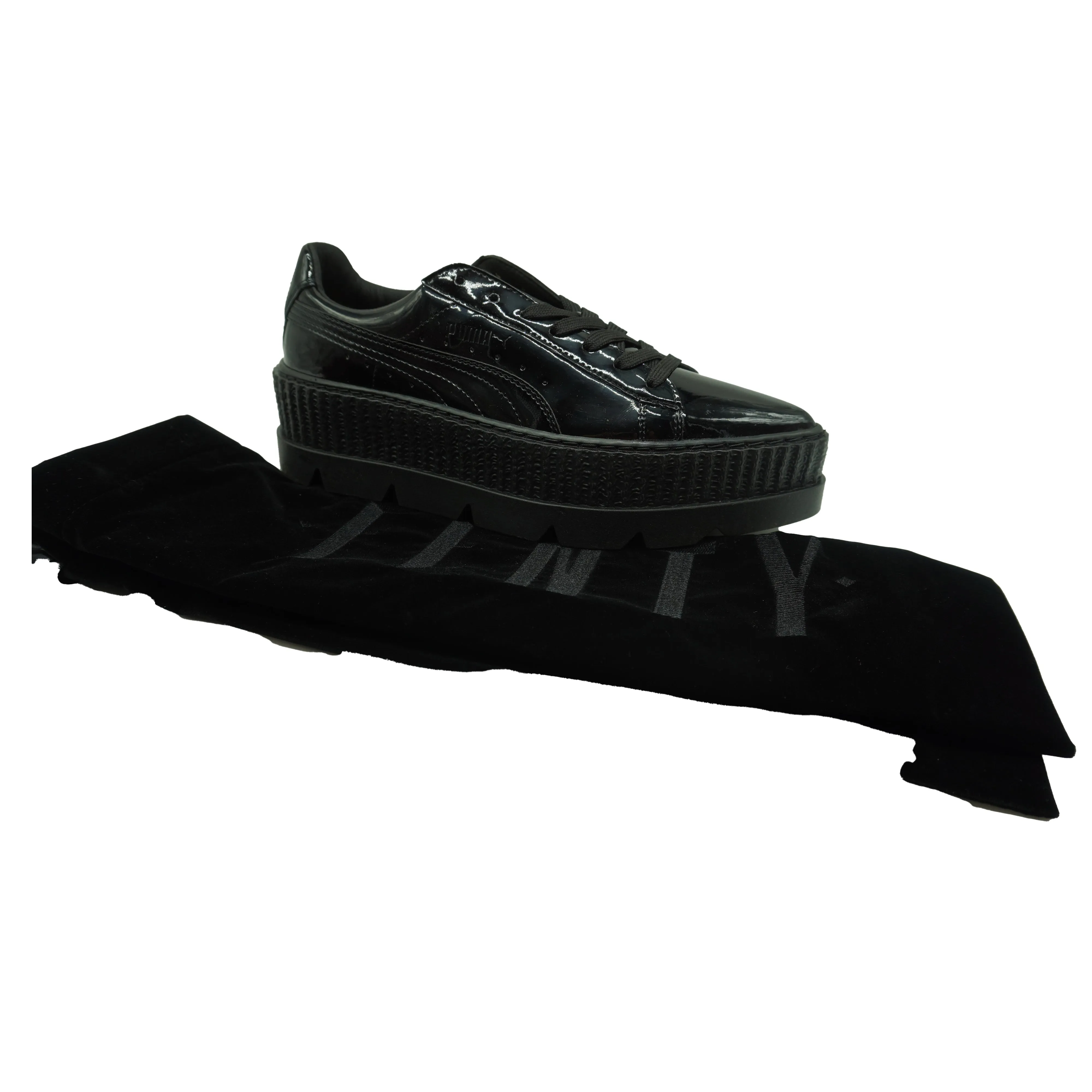 Puma Women's Fenty x Pointy Creeper Sneakers Black Size 7.5