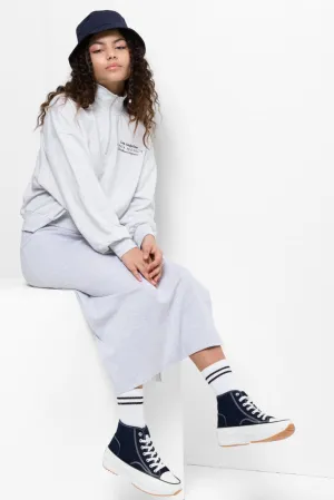 Quarter Zip Tracktop Grey