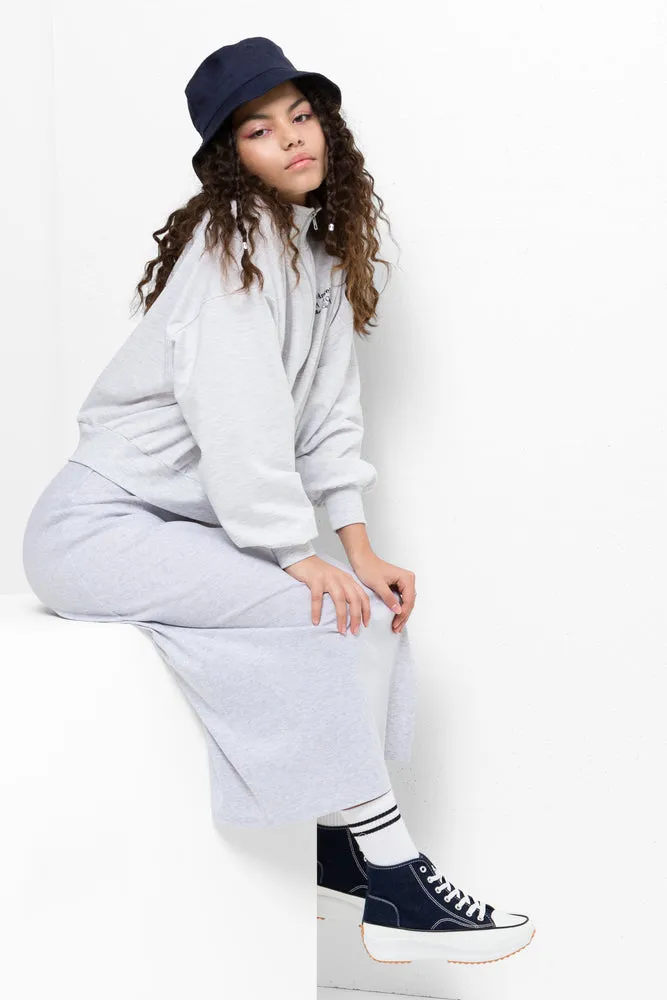 Quarter Zip Tracktop Grey