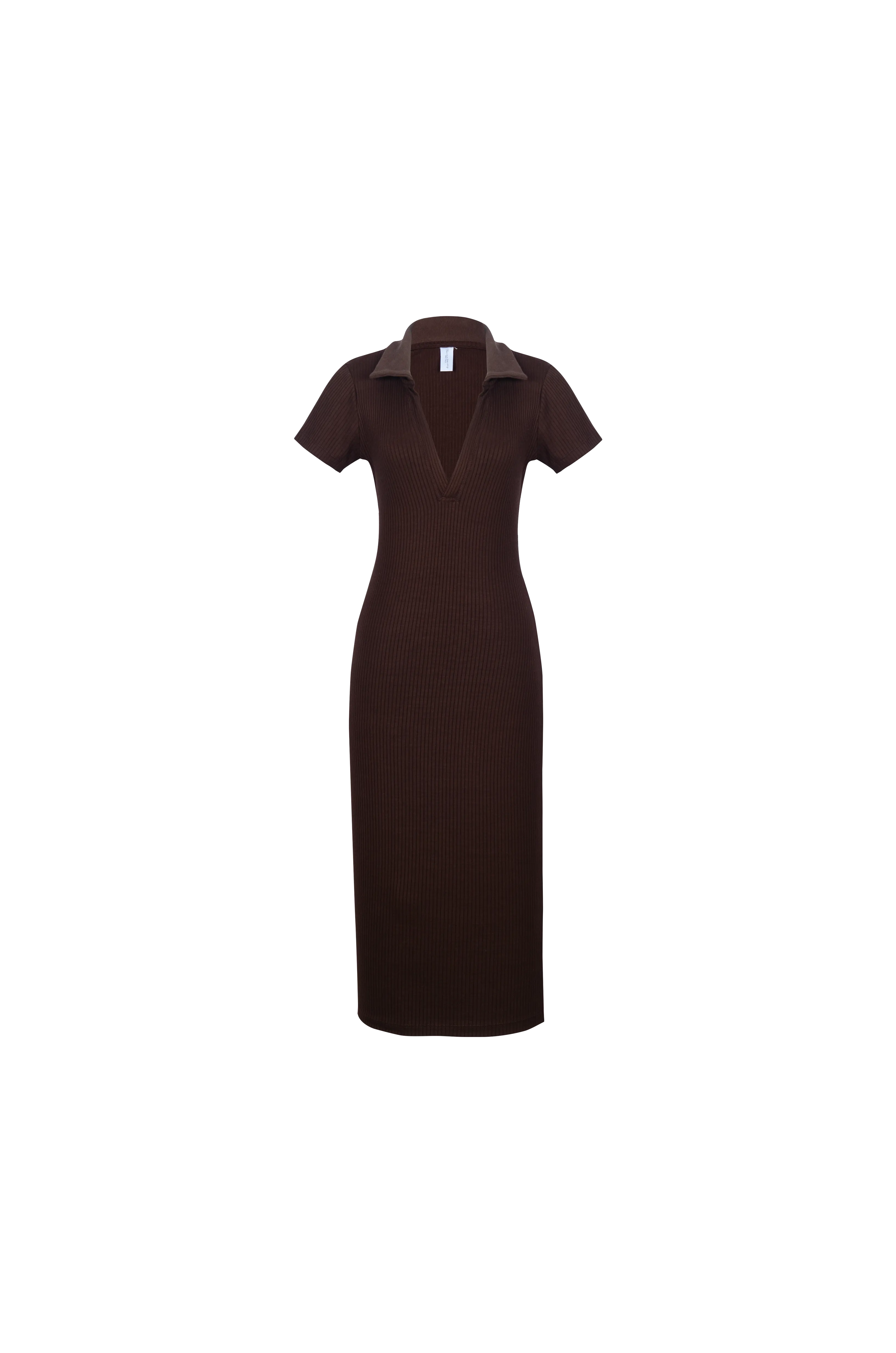 Shira Shirt Midi Dress Choco