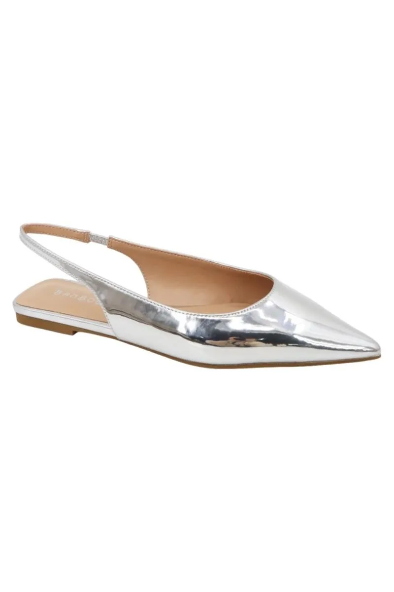 SLING BACK POINTY TOE FLATS