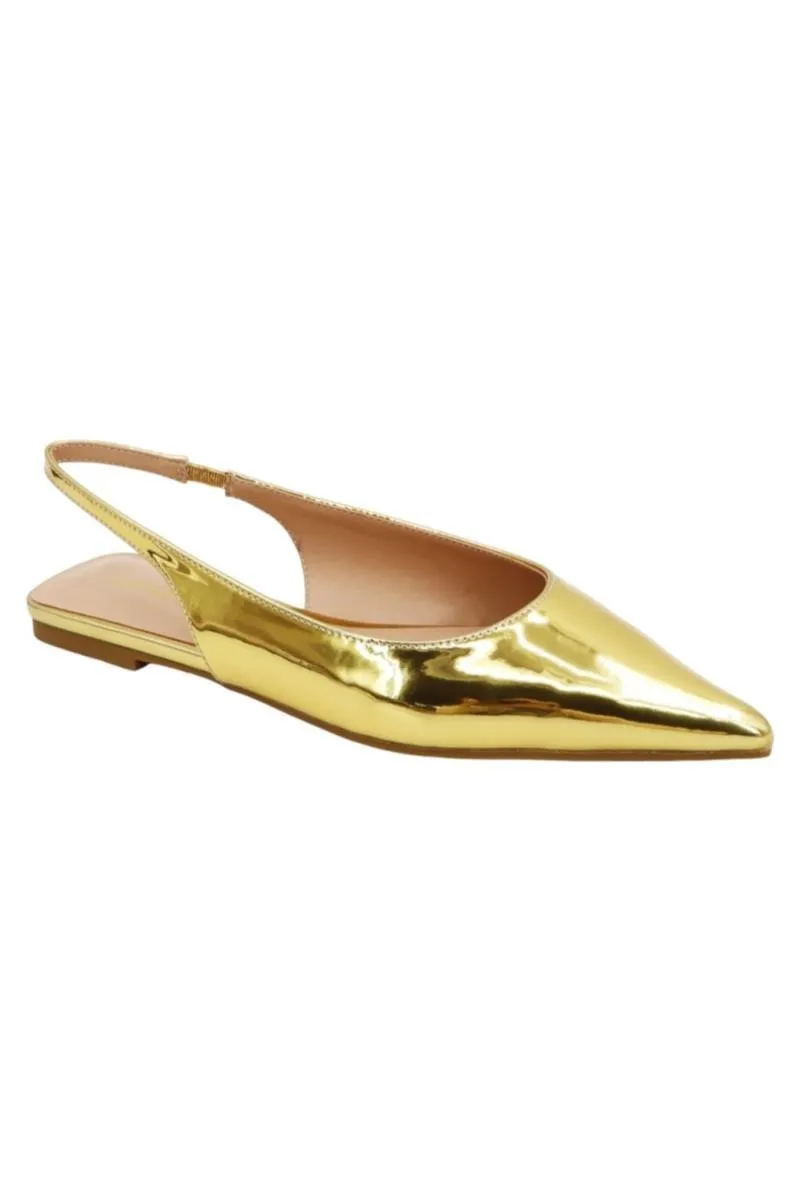 SLING BACK POINTY TOE FLATS