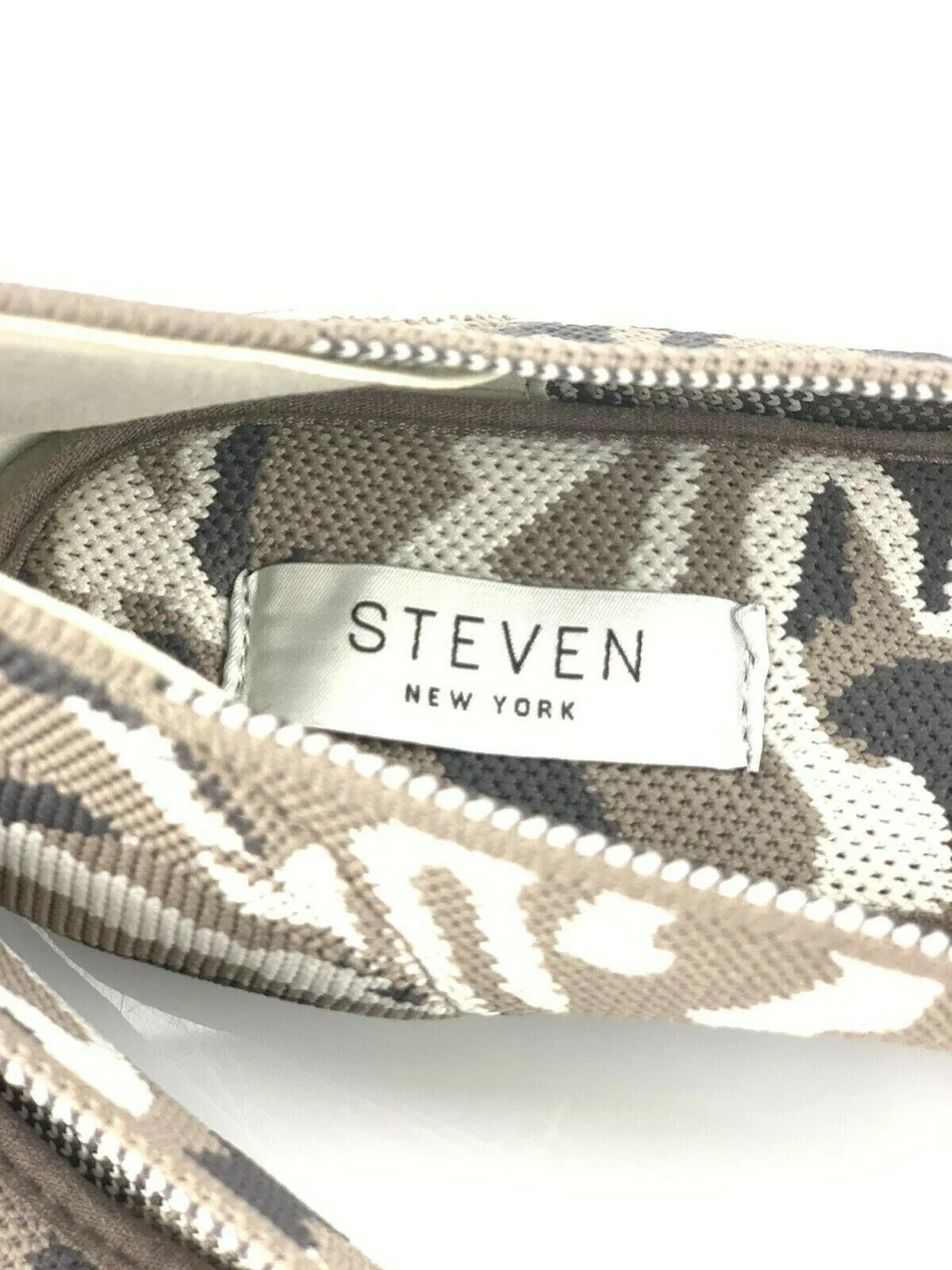 Steven By Steve Madden Roamy Camouflage Camo Pointy Toe Knit Flats Shoes