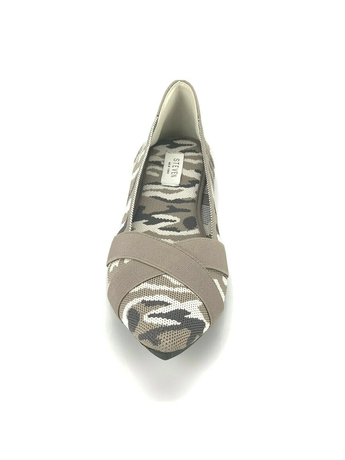 Steven By Steve Madden Roamy Camouflage Camo Pointy Toe Knit Flats Shoes