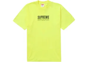 Supreme Paris Tee "Fluorescent Yellow"