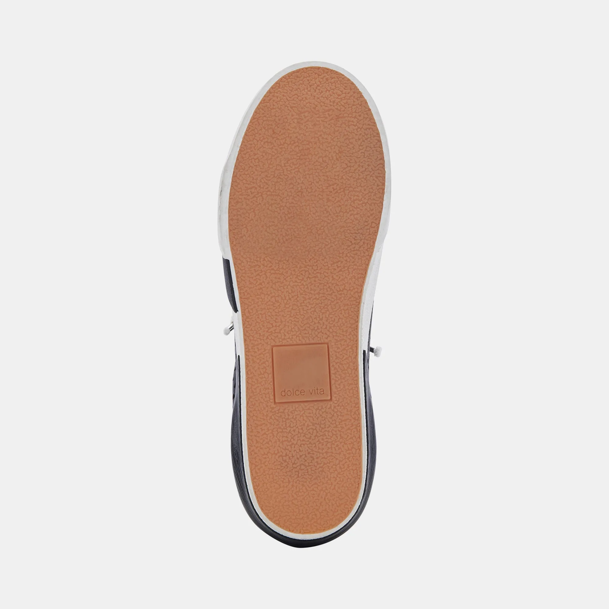 ZINA PERFORATED SNEAKERS BLACK PERFORATED LEATHER - re:vita
