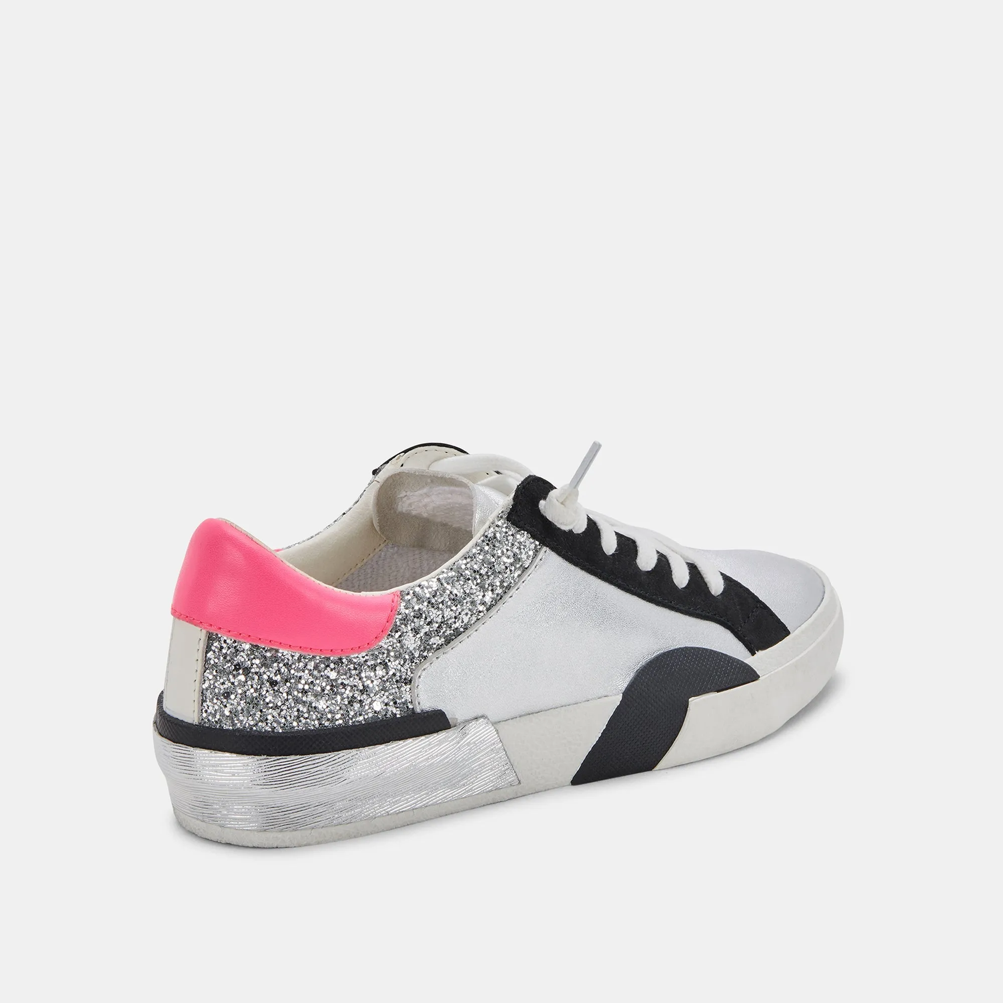 ZINA SNEAKERS DK SILVER LEATHER re:vita