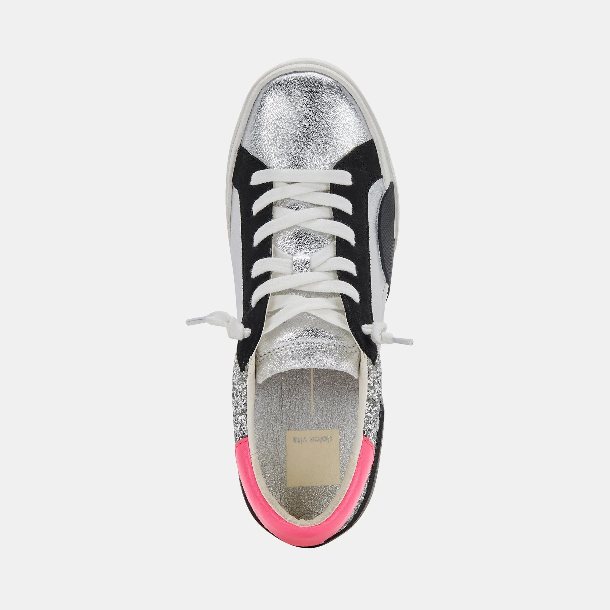 ZINA SNEAKERS DK SILVER LEATHER re:vita